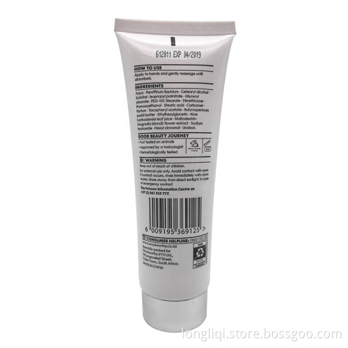 Quality magnolia 100ml private label hand cream whitening